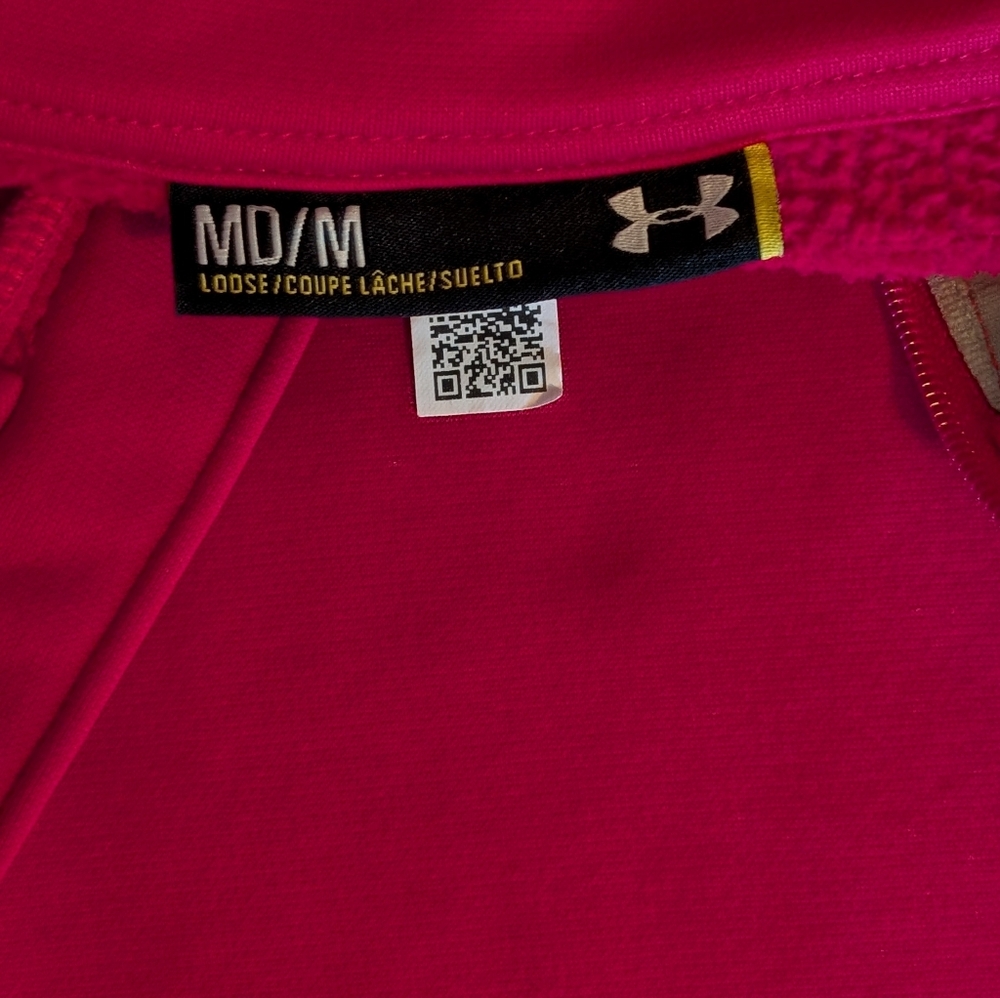 Under Armour Pink Storm 1 Pullover- Med - Picture 2 of 6